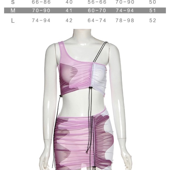 MULTIFACERED DREAMS Dresses & Skirts - LOLA mesh color block 2pc